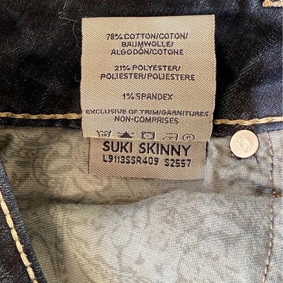 Silver Jeans Suki Skinny - waist 25  length 29 - Picture 6 of 6